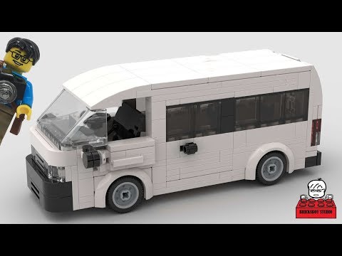 LEGO MOC #24 Toyota HiAce Van Stop Motion Speed Build by Minifigures トヨタハイエースバン