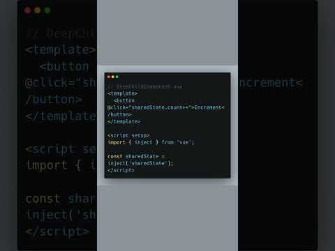 Master Vue 3: Share State with ProvideInject #Vuejs