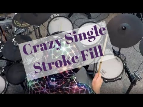 Single Stroke 32nd Note Drum Fill Lesson | Roland TD-30