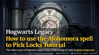 וידאו כיצד להשתמש בכישוף Alohomora כדי לבחור מנעולים במדריך Legacy של Hogwarts