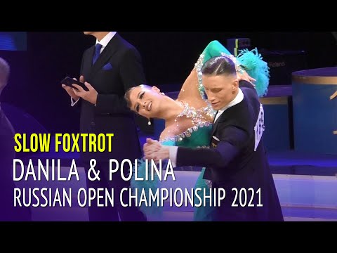 Slow Foxtrot = Danila Boriskin & Polina Kulakova = 2021 Russian Open Championship Youth Ballroom