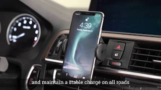 Hudly 10 W Fast Wireless Car Charger & Mount