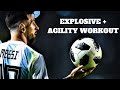 Full Football/Soccer Workout To Develop Explosiveness, Speed, Agility, and Prevent Injury