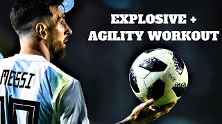 Full Football/Soccer Workout To Develop Explosiveness, Speed, Agility, and Prevent Injury