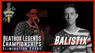 Balistix | Beatbox Legends Championship 2019 | Elimination Round