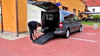 preview picture of video 'Snížení podlahy + nájezdová rampa 002 VW Caddy'