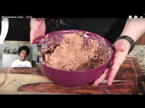 REACTING TO JACK MAKING A "MAYONAISE CAKE" (now im mad)