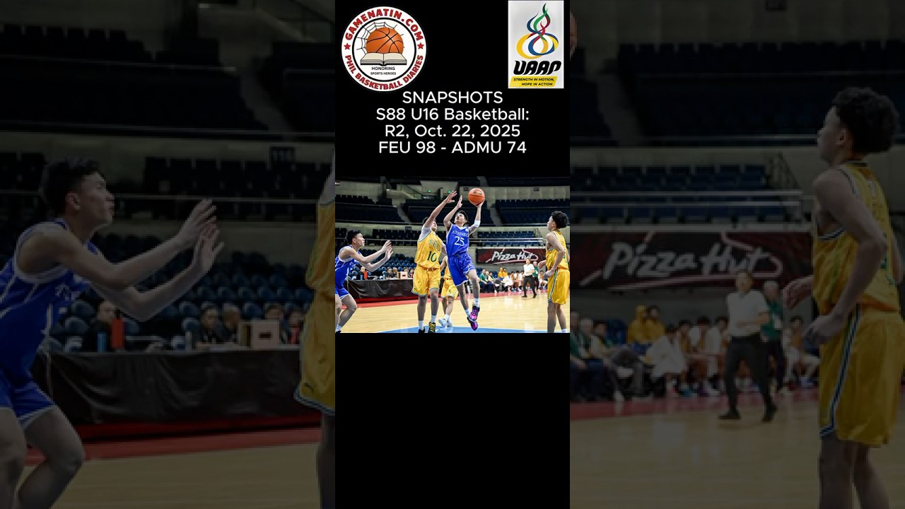 Snapshots: U16 Basketball - FEU 98 - Ateneo 74