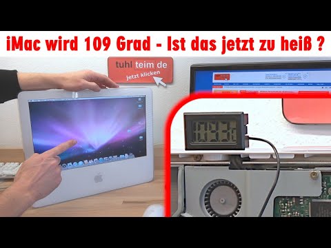 Apple iMac wird 109 Grad - ist das jetzt zu heiß - startet nicht immer und Bildschirm schwarz