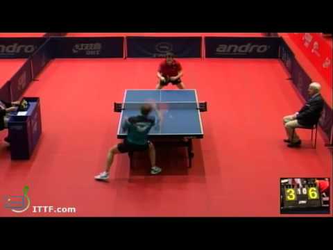ITTF World Tour Polish Open 2013 R1 KOSOWSKI Jakub vs GARDOS Robert