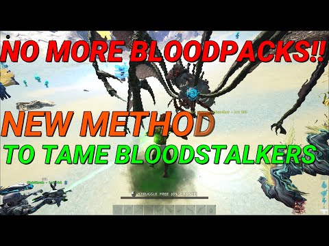 How to Tame a Bloodstalker with NO BLOODPACKS! - NEW TAMING METHOD - ARK SURVIVAL EVOLVED 2021