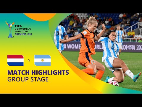 Netherlands v Argentina | FIFA U-20 Women's World Cup Colombia 2024 | Match Highlights