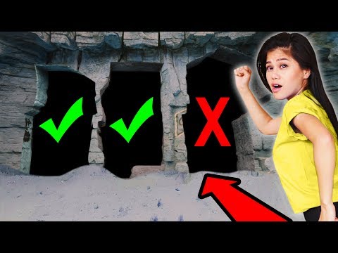 DO NOT CRAWL THROUGH the WRONG HIDDEN SECRET UNDERGROUND TUNNEL in ABANDONED ZOO Challenge