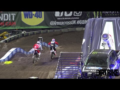 Monster Energy Arenacross 2016 - Cedric Soubeyras vs Josh Hansen Head-to-Head Manchester Final