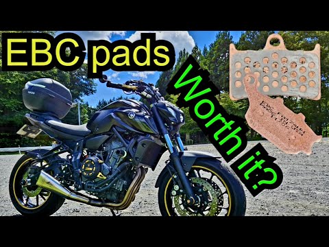 EBC Double-H brake pads worth it on an MT 07? (2022)