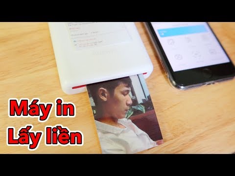 Lâm Vlog - Dùng Thử Máy In Ảnh Lấy Liền | Máy in Huawei