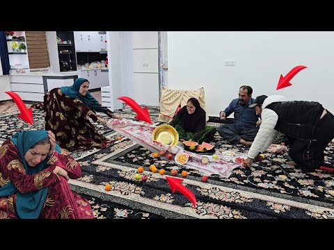 Happy Yalda 🎉🍉When the second wife messes up on Yalda night