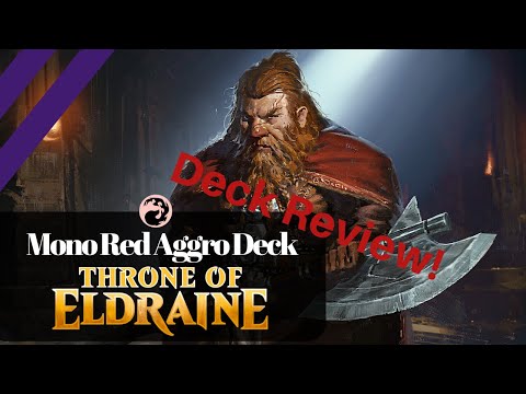 Classic Aggro and Burn! | Mono Red Aggro Deck  - Deck Review MTG: ToE