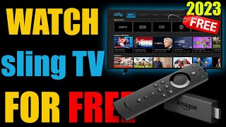 How To Get Sling TV For Free LEGALLY in 2023 TV Shows And Movies, No Signup.