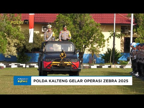 POLDA KALTENG RESMI MENGGELAR OPERASI ZEBRA TELABANG 2025 SELAMA 14 HARI