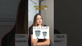 O que você responderia? 👀 #professora #escola #logica #raciociniologico #shorts