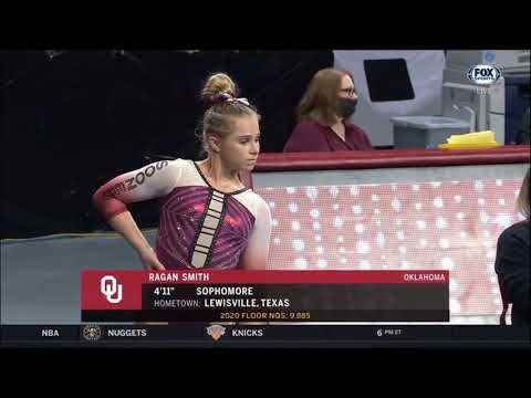 Ragan Smith Floor Oklahoma vs Arizona State 2021 9.825