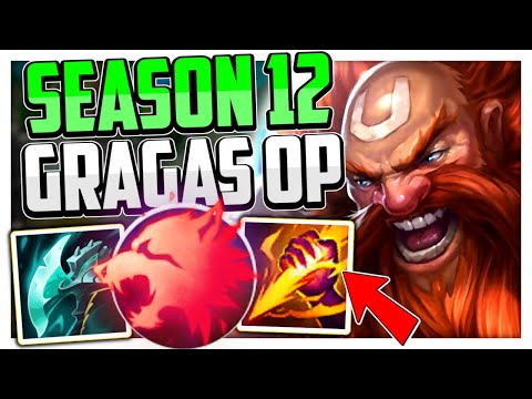 How to Play Gragas Jungle & CARRY for Beginners Season 12 + Best Build/Runes | League of Legends