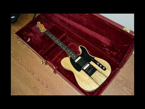 Custom Build Tele-Style HH w/Gibson Custombucker PUs - Black Limba Top, White Gloss Body image 12