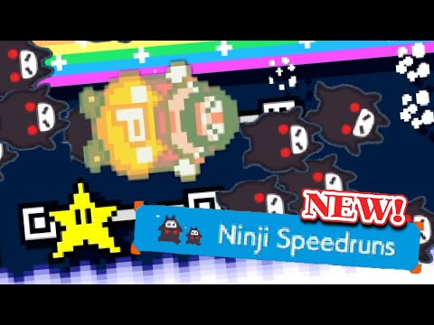 Super Mario Maker 2 Update - 8th Ninji Speedruns Level: Balloon Race