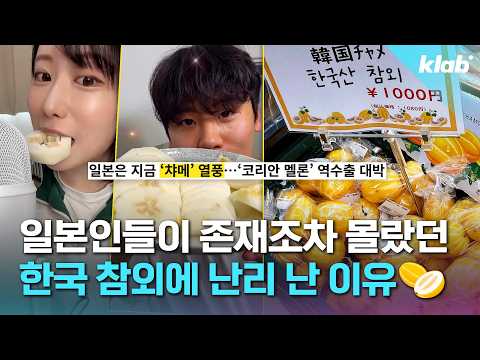 일본에서 '코리안 멜론'으로 인기 폭발한 한국 참외