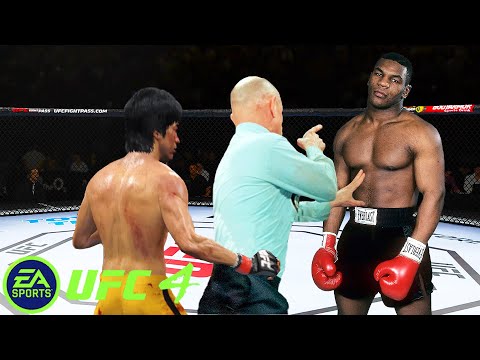 UFC4 Bruce Lee vs Mike Tyson  EA SPORTS UFC 4 - PS5