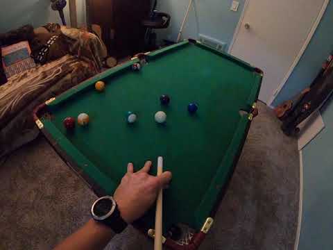 mini pool on 4 foot table