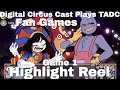 Digital Circus Cast Plays TADC Fan Games Best Moments GAME 1