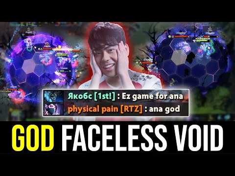 T1.ana GOD Faceless Void Looks Like - "ez game for ana" DOTA 2