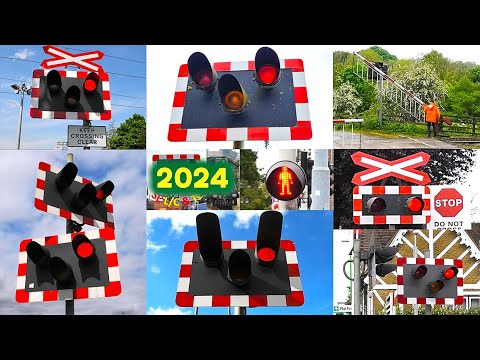 Level Crossings & Trains in 2024 - End of Year Compilation
