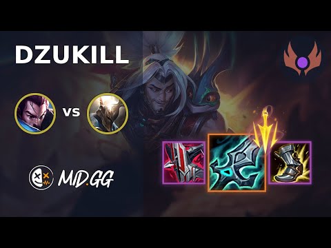 MID.GG: [ Dzukill ] Yasuo TOP vs Pantheon | EUW MASTER | LOL Season 2026