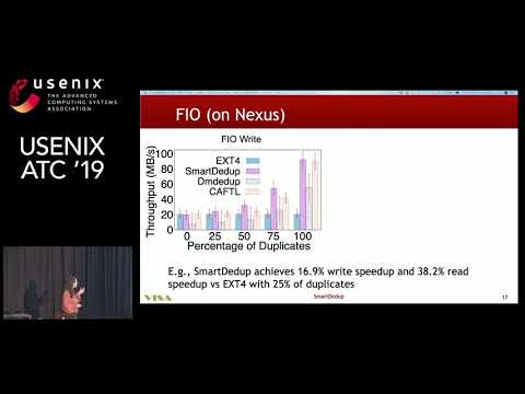 USENIX ATC '19 - SmartDedup: Optimizing Deduplication for Resource-constrained Devices