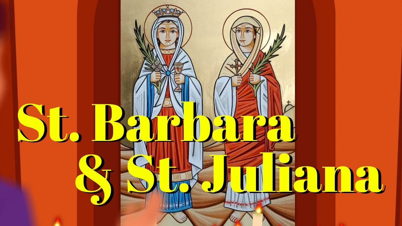 St. Barbara and St. Juliana - Cartoon