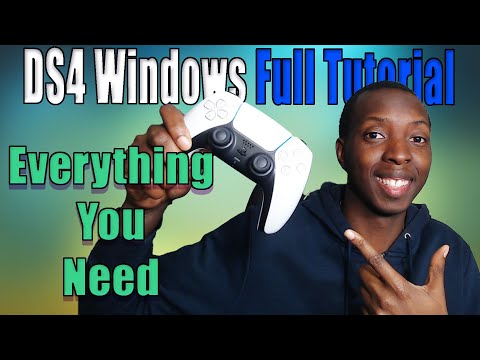 DS4 Windows Full Tutorial Download and Setup PS5 Controller to PC (RGB, 1ms Response Time, and more)