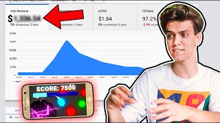 How Much Money my Mobile Game Made (After 1 week)