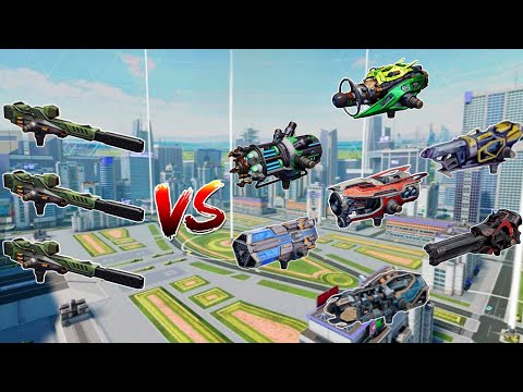WR🔥 ARM M-80 VS All Weapon Comparison ||WAR ROBOTS||