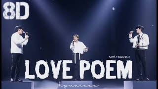 Download lagu 🎧[8D] MAYFLY VOCAL UNIT - LOVE POEM (ORIGINAL : IU) || WEAR HEADPHONE || mp3