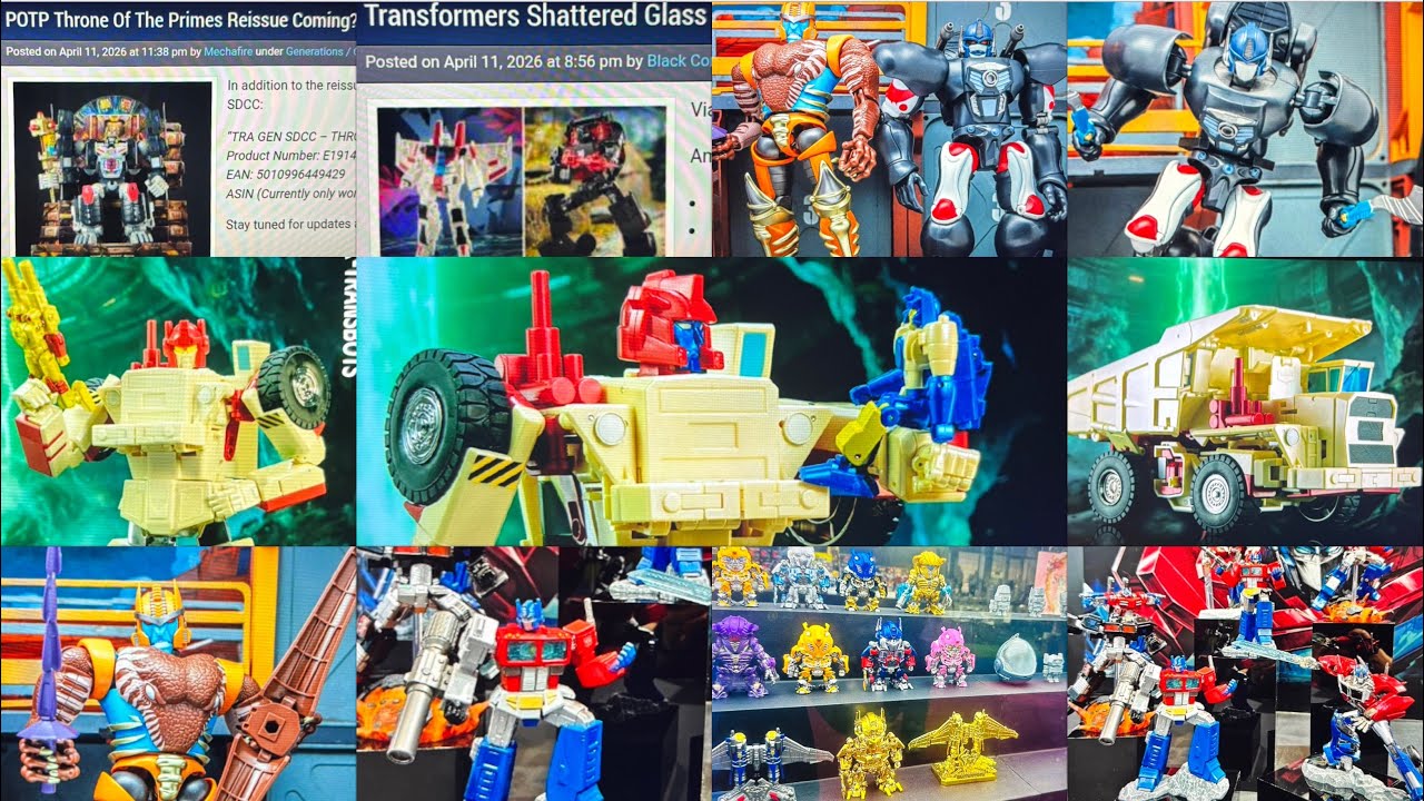 MP landfill revealed. Amazing Transformers WFC POTP figures re issues listed Beast wars model images