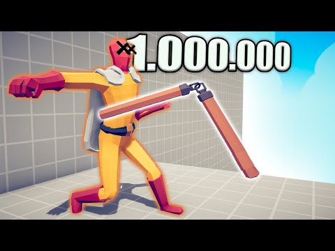 1.000.000 DAMAGE NUNCHAKU 1 vs 1 TOURNAMENT - TABS | Totally Accurate Battle Simulator 2023