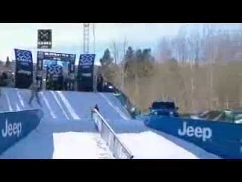 Antoine Deneriaz Dump chute Zermatt Switzerland 2011