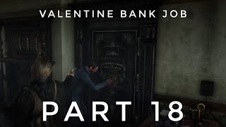 Red Dead Redemption 2 | Valentine Bank Job | Gameplay Walkthrough | Part 18