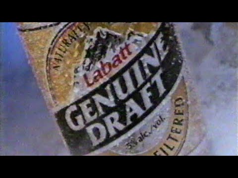 Labatt Genuine Draft Beer Commercial, May 17 1993