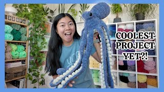 Making the Viral Crochet Octopus & Trying Other New Patterns! 🧶 Chatty Crochet With Me Vlog