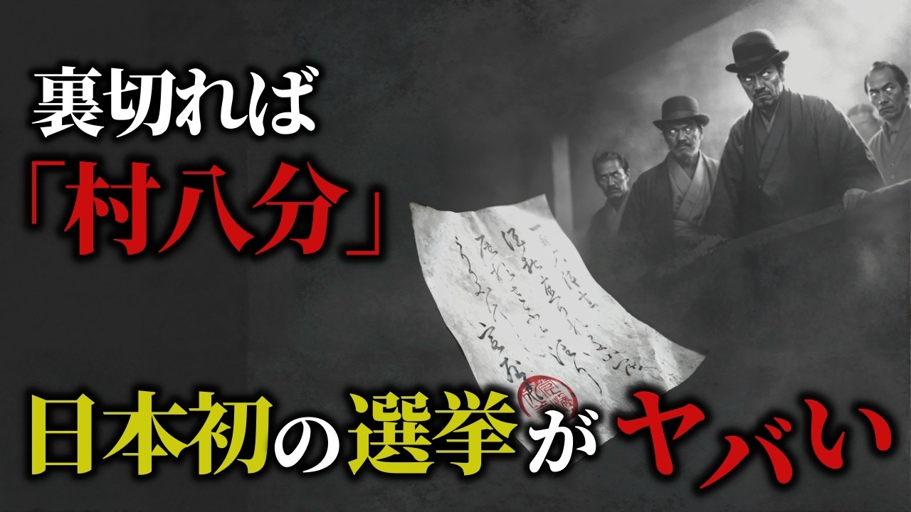 【ゆっくり解説】投票率93％の異常さ…「日本初の選挙」が血みどろの戦争だった理由を解説/投票所で暴力・買収・脅迫…明治の選挙がヤバすぎる