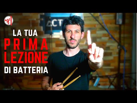 How to play the DRUMS // starting from scratch with the FIRST LESSON!